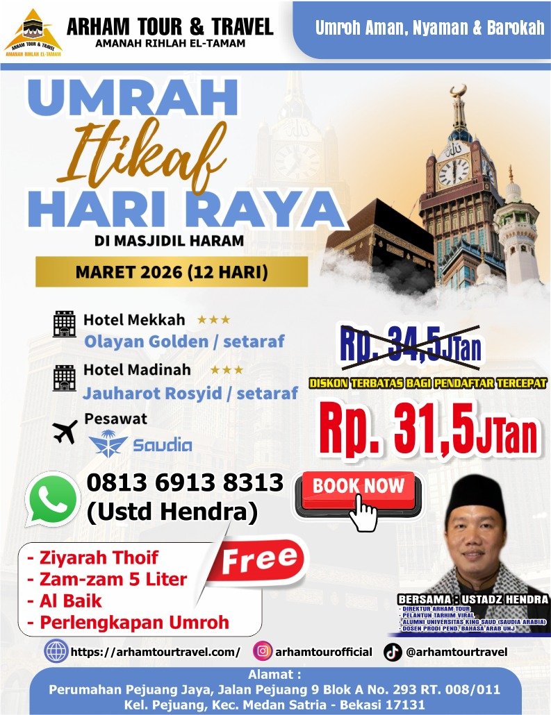 Umrah Itikaf Hari Raya